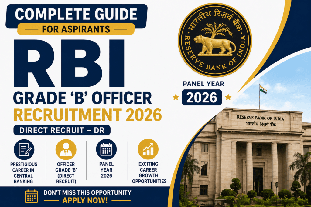 rbi grade b officer recruitment 2026
