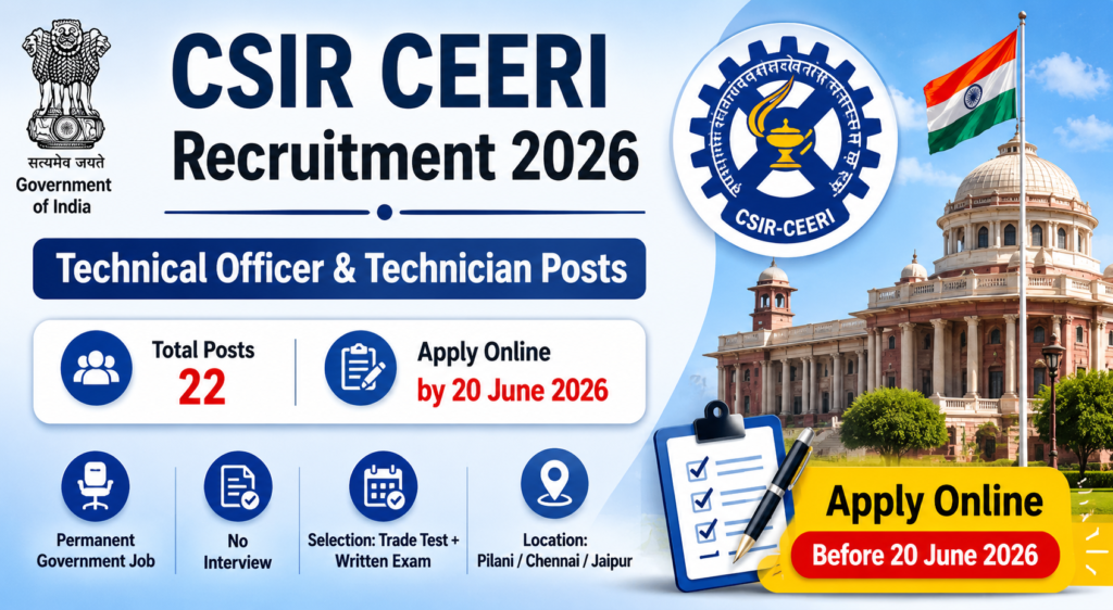 csir ceeri recruitment 2026