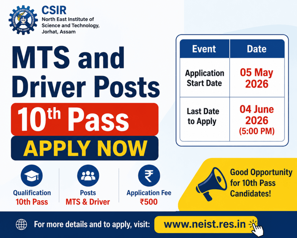 csir mts recruitment 2026