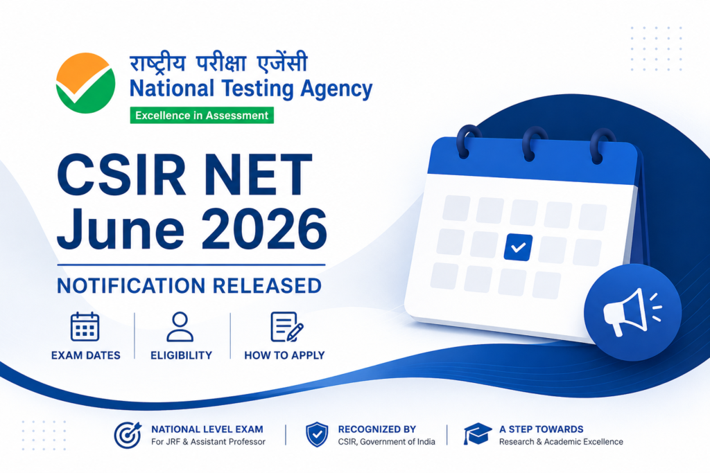 csir net 2026 notification