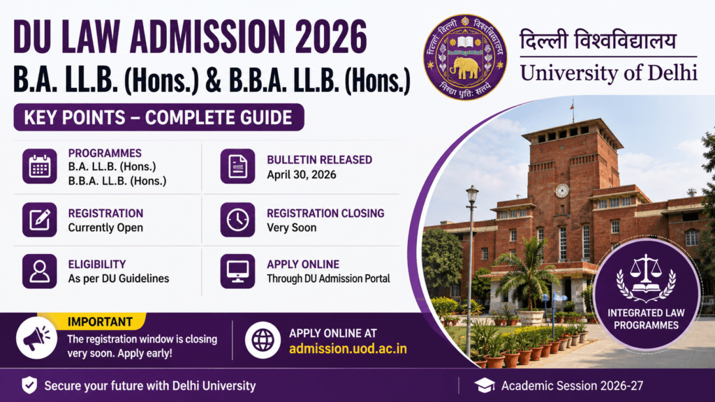 du law admission 2026