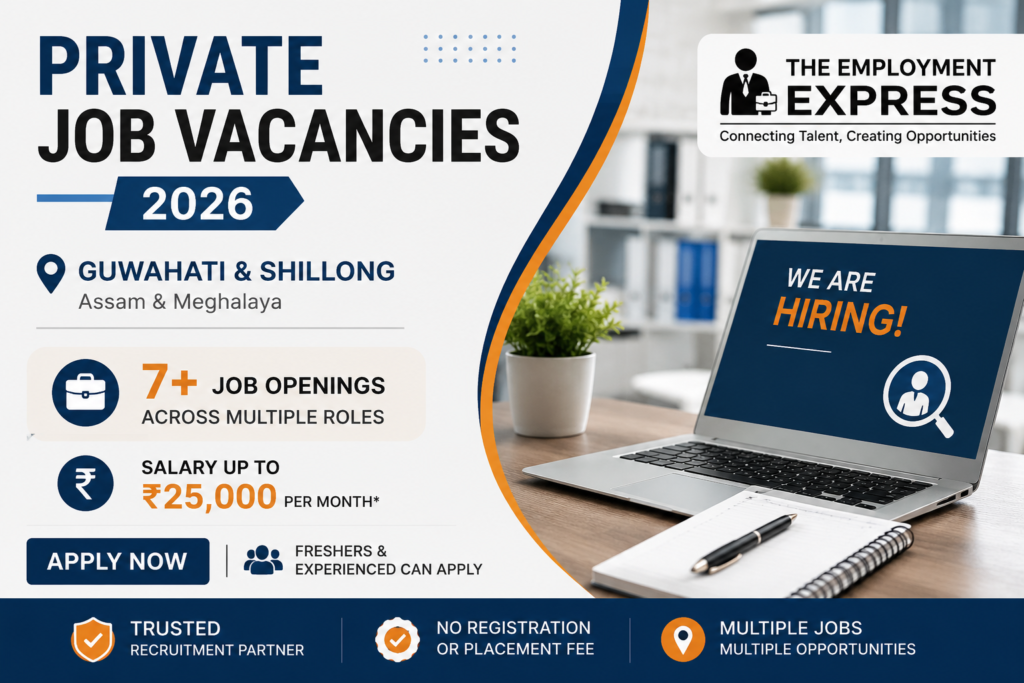 guwahati private job