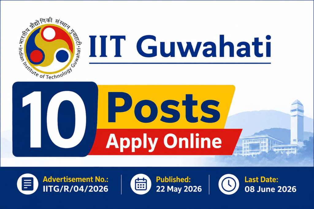 iit guwahati recruitment 2026