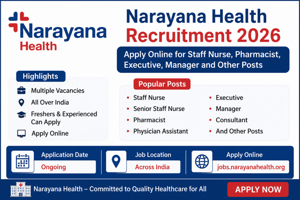 narayana health recruitment 2026