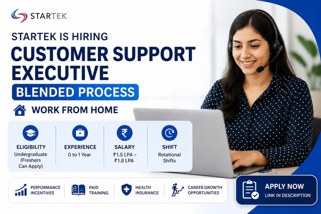 startek work from home job 2026