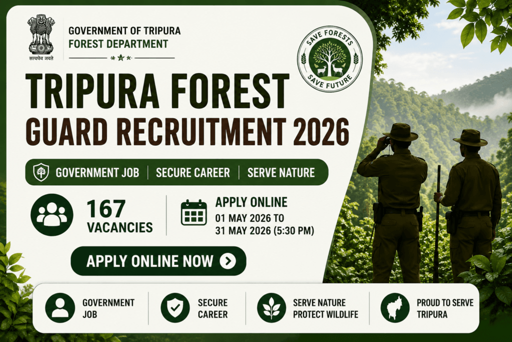 tripura forest guard recruitment 2026