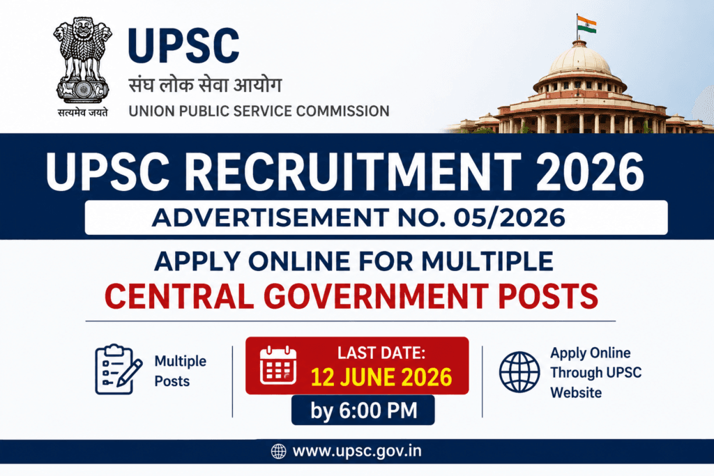 upsc recruitment 2026