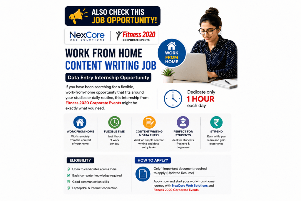 work from home jobs india 2026