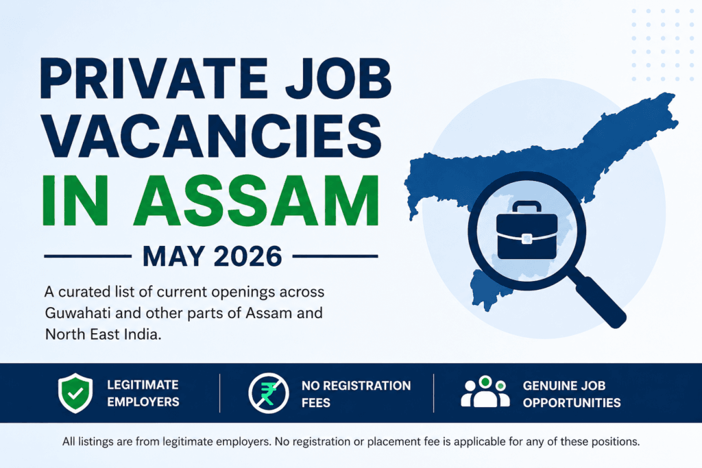 private job vacancy in assam 2026