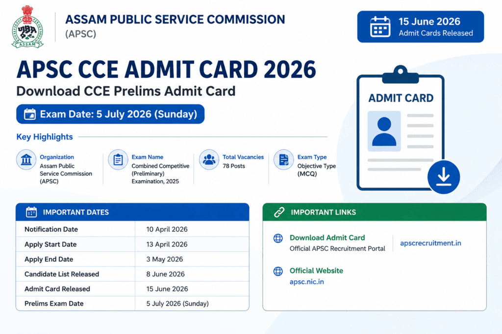 apsc cce admit card 2026