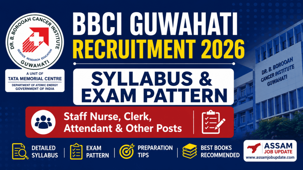 bbci guwahati recruitment 2026 syllabus