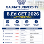 gu b.ed 2026 online apply