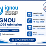 ignou admission 2026