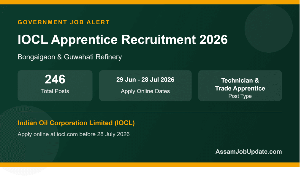 IOCL Apprentice Recruitment 2026