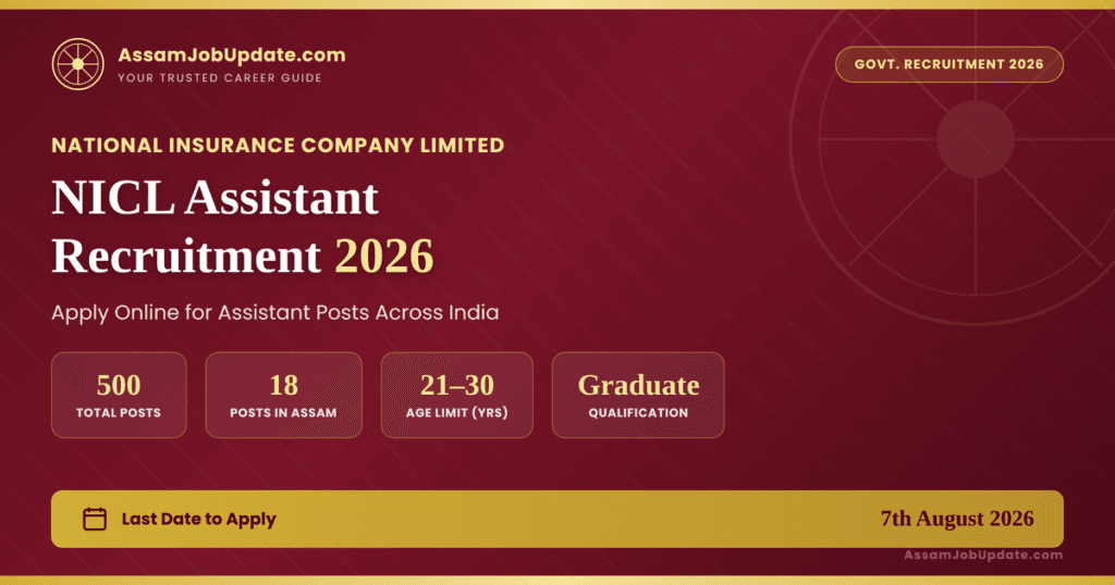 NICL Assistant Recruitment 2026