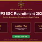 UPSSSC Auditor Assistant Accountant Recruitment 2026 Notification