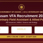 Assam VFA Recruitment 2026